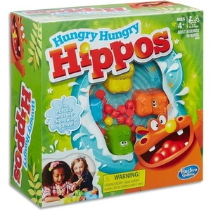 Hungry Hungry Hippos Board Game - Picture 1 of 2