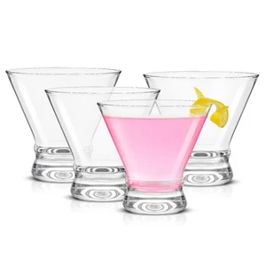 Afina Stemless Martini Glasses Set of 4, 8.5oz Liquor Drinking Glasses for Co... - Picture 1 of 8
