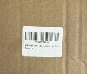 Gummi Spinne Streich Überraschungsbox, handgefertigte Überraschungsbox aus Holz, Spaß praktisch  - Bild 1 von 4