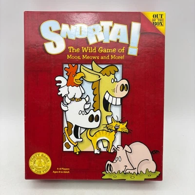 Snorta Game COMPLETE Out of the Box 2006 Farm Animals Party Family Kids - Image 1 of 4