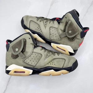 Jordan 6 Travis Scott Olive 6UK - Picture 1 of 7