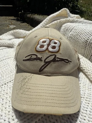 Dale Jerrett 1990s Signed NASCAR Hat Autographed - Image 1 of 4
