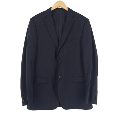 Z Zegna Blazer 夹克羊毛蓝色 Gw9 尺寸 EU 52 英国/美国 42L — 第 1/4 张图片