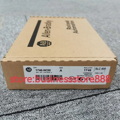 NEW Factory Sealed Allen Bradley 1746-NO8I /A Analog Output Module AB 1746-NO8I - Image 1 of 4