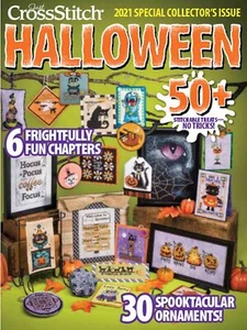 Revista de patrones de punto de cruz ~ HALLOWEEN 2021 de Just Cross Stitch ~ 50+ - Imagen 1 de 12