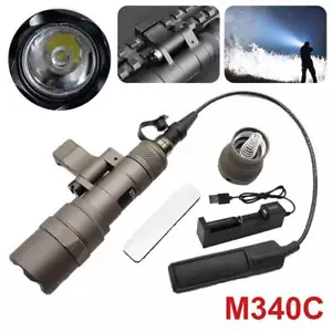 Tactical M340V Light LED IR 20mm Rail Flashlight Light for Hunting - Picture 1 of 9