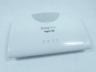 DrayTek Vigor 130 ADSL/VDSL2 Ethernet Modem with PSU - Image 1 of 2