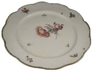 Antique 18thC Early Loosdrecht Porcelain Floral Plate Porzellan Teller Porselein - Picture 1 of 9