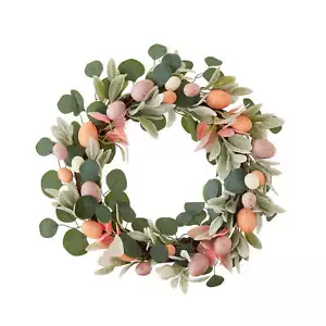 Easter Speckled Egg Wreath, 22 in - Picture 1 of 5