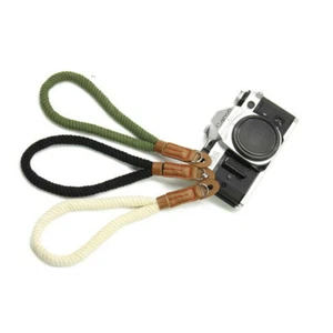 Vintage Soft Cotton Hand Rope Wrist Strap for Leica Canon Nikon Sony SLR Camera - Picture 1 of 16