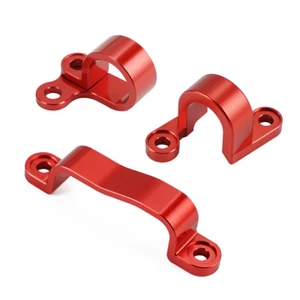 Abrazaderas de manguera de la línea de freno trasero de billete guías para Honda CRF 450R CRF450R 2002-2012 - Imagen 1 de 7