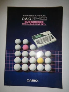 HANDY PERSONAL COMPUTER CASIO FP-200 - BENUTZERHANDBUCH FÜR C85 UND CETL !RAR! - Picture 1 of 2