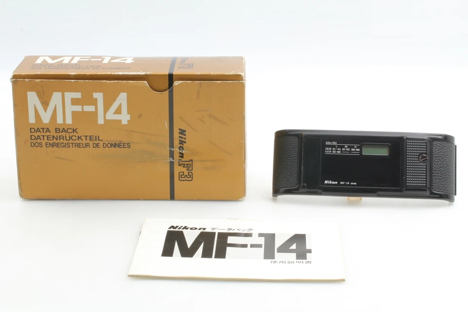 🌟Casi COMO NUEVO🌟 Nikon MF-14 Fecha Atrás para Nikon serie F3 de JAPÓN Foto 1 de 4