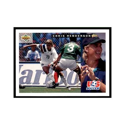 Tarjetas de fútbol 1993 Upper Deck Chris Henderson #151 Foto 1 de 3