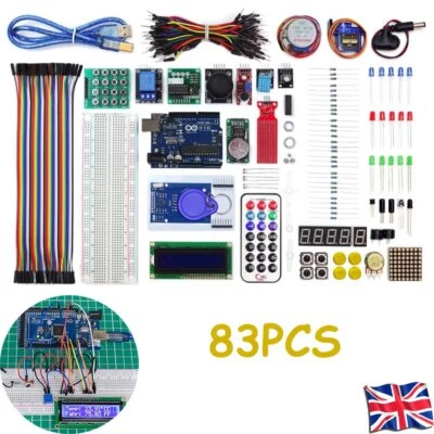 UNO R3 Project Super Starter Kit für Arduino IDE mit Netzteil Modul Neu - Bild 1 von 4
