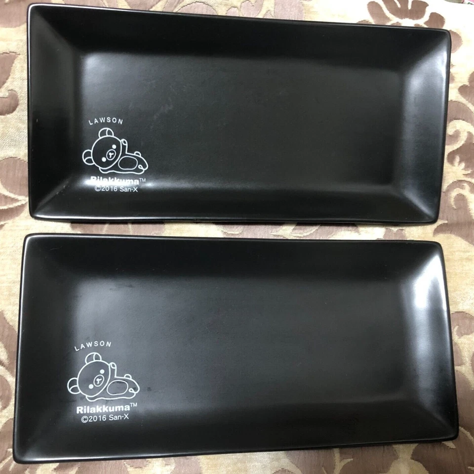 罕见 Sanrio Rilakkuma & Lawson 卡哇伊菜 2 件 日本 — 第 1/1 张图片