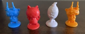 Monopoly Junior Yo-Kai 4 Figure Pieces [Replacement Parts] - Picture 1 of 3