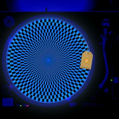 Tempo Time Turntable Slipmat GLOW BLACKLIGHT 12 inch - Image 1 of 2