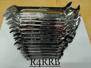 Snap-on Tools USA NEW 14pc 1/4" up to 1" SAE 4 Way Angle Wrench Bonus Lot Set - Picture 1 of 11
