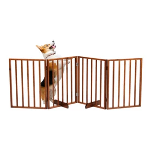 The Wooden Dog Fence Brown - Picture 1 of 14