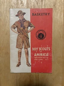 1937 Vintage BSA Basketry Merit Badge Series Book - Bild 1 von 2