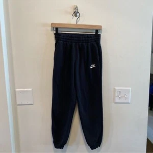 Nike kids club fleece joggers sweatshirts black size large - Picture 1 of 8
