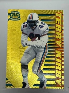 1996 Pacific Crown Collection Card #P-74 Terry Kirby Miami Dolphins - Gold Foil - Picture 1 of 3