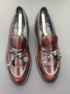 Barrie Ltd Booters Tassel Dress Slip On Loafers Men's 9 1/2 Formal Dress Shoes - Picture 1 of 20