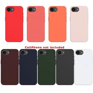 Elegant Soft Magnetic Silicone Case with Strong Adhesion for Apple iPhone 16E - Picture 1 of 16