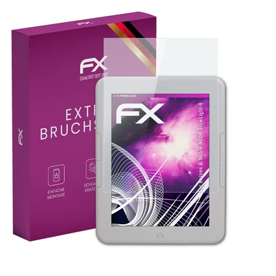 atFoliX Displayfolie für Barnes & Noble NOOK GlowLight 4 9H Schutzpanzer - Bild 1 von 4