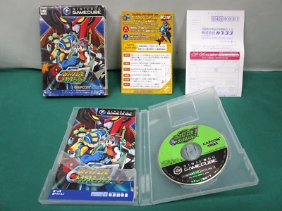 Game Cube Rockman Exe Transmission. postcard, leaflet. Nintendo GC. JAPAN. 38642 - Image 1 of 4