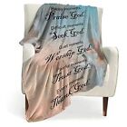  Healing Throw Blanket with Inspirational Thoughts and Prayers- Religious Soft 