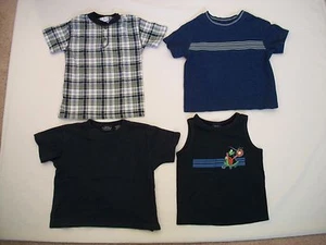 Sonoma Boy's T Shirt and Tank Top - LiL Route 66  and T.K.S. Basic Crew Top - 4T - Picture 1 of 5