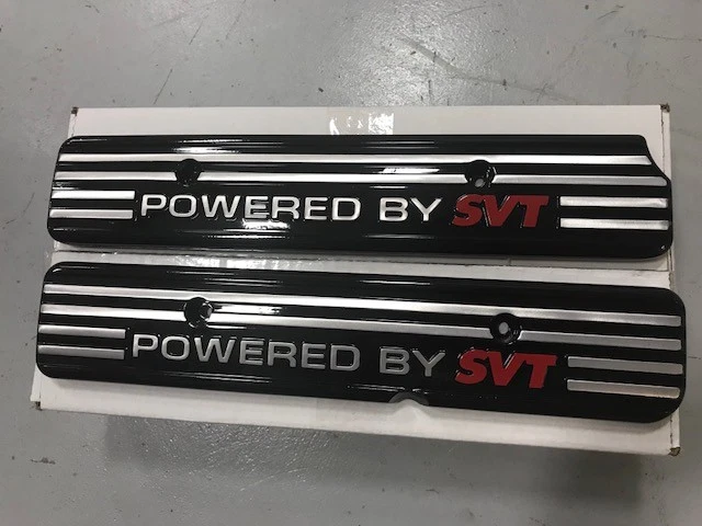 1999-2014 Mustang GT500 Cobra SVT Powder Coated Ignition Coil Covers Gloss Black Foto 1 de 1