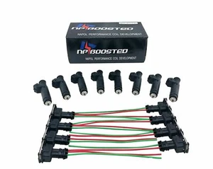 8 Fuel Injectors 60LB 630cc fits Siemens Deka Bosch Ford BMW Buick EV1 FI114961 - Picture 1 of 2