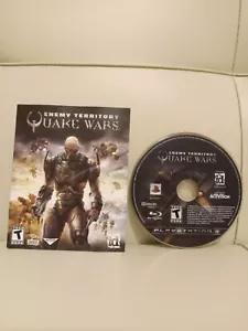 Sony Playstation 3 PS3 Enemy Territory Quake Wars Video Game (DISC & MANUAL ONLY - Picture 1 of 5