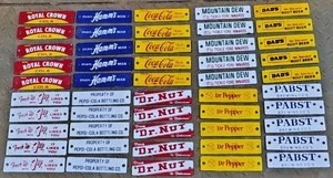 50X SMALL DOOR SIGNS PORCELAIN ENAMEL SIGN BOARD SIZE 6"X1.5" INCHES SINGLE/S - Picture 1 of 3