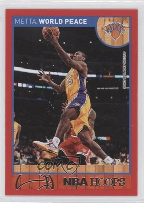 2013-14 NBA Hoops Red Metta World Peace #254 - Image 1 of 2