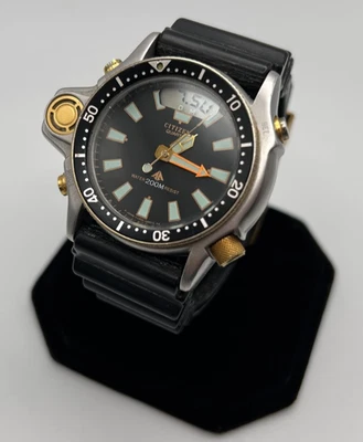 Reloj Hombre Vintage Citizen C023-088069 Y Promaster Aqualand St. Acero 200M WR Foto 1 de 4
