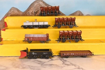 Roco Piko H0 2 & 4-Achs Güterwagen der ÖBB DB 7-tlg. (H522) - Image 1 of 4