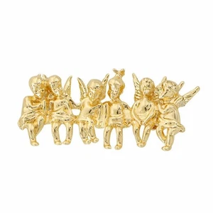 Elegant Six Angel Wing Brooch Alloy Badge Pin Chest Decoration Gift For Her - Picture 1 of 8