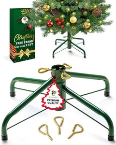 Artificial Christmas Tree Stand Replacement For Trees Up To 5 Feet Tall - Fol... - Picture 1 of 7
