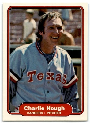 1982 Fleer Charlie Hough Texas Rangers #319 - Image 1 of 2
