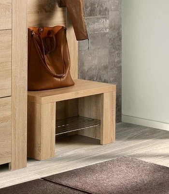 Sitzbank 69cm Bank sonoma eiche Holzbank Schuhbank Garderobenbank 54382337 - Bild 1 von 2