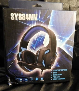 NEW! Wired Gaming Headphones with Microphone SY884MV - Picture 1 of 5