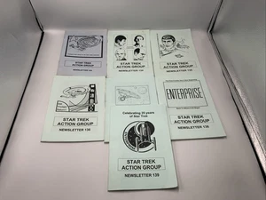 Star Trek Action Group STAG Fanzine Newsletter Bundle Issues #133-#139 1999-2001 - Picture 1 of 23