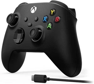 Controller Wireless per Microsoft XBOX SERIE X/S + Cavo 2,75 mt PC Carbon Black - Foto 1 di 18