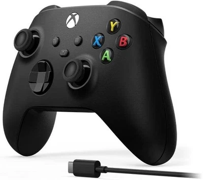 Controller Wireless per Microsoft XBOX SERIE X/S + Cavo 2,75 mt PC Carbon Black - Immagine 1 di 4