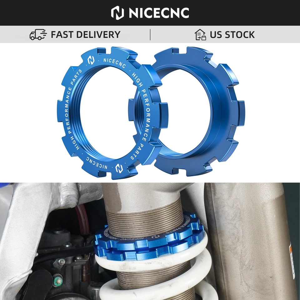 Kit de asiento y guía de resorte de amortiguador trasero para Yamaha YZ125 YZ250 WR250F WR450F WR426F Foto 1 de 4