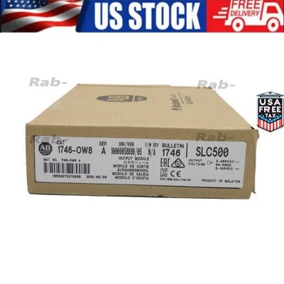 NEW Allen-Bradley 1746-OW8 /A SLC 500 8-Point Relay Output Module SEALED - Image 1 of 4